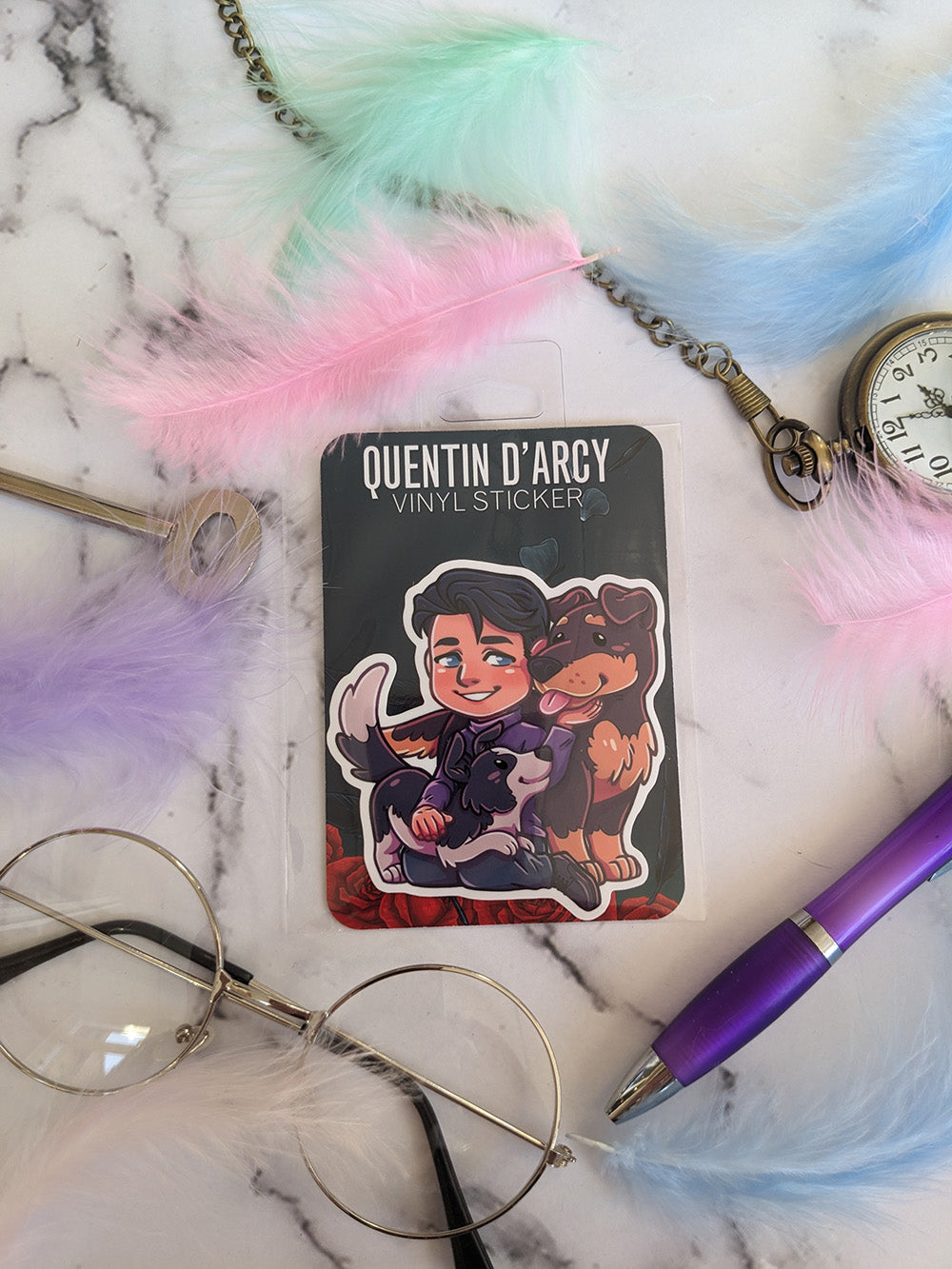 Vinyl Sticker: Quentin